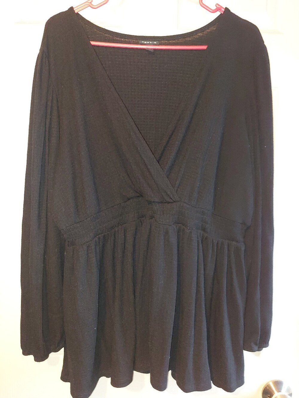 Torrid 3 Black Babydoll Long Sleeve